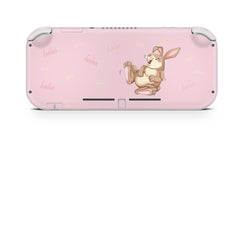 TACKY DESIGN Nintendo Switch Lite Skin Wrap | Pastel Pink Rabbit Anime 3M Vinyl Full Cover - Tackydesign