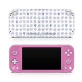 TACKY DESIGN Nintendo Switch Lite Skin Wrap | Pastel Purple Leaf 3M Vinyl Full Cover - Tackydesign