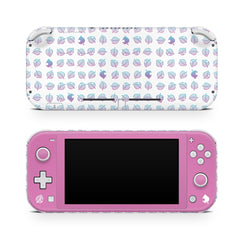 TACKY DESIGN Nintendo Switch Lite Skin Wrap | Pastel Purple Leaf 3M Vinyl Full Cover - Tackydesign