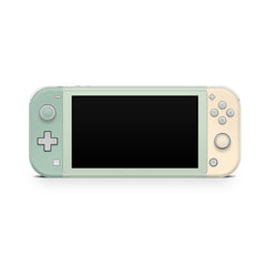 TACKY DESIGN Nintendo Switch Lite Skin Wrap | Pastel Solid Color Colorwave Green Color Blocking 3M Vinyl Full Cover - Tackydesign