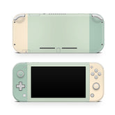 TACKY DESIGN Nintendo Switch Lite Skin Wrap | Pastel Solid Color Colorwave Green Color Blocking 3M Vinyl Full Cover - Tackydesign