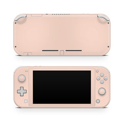 TACKY DESIGN Nintendo Switch Lite Skin Wrap | Pastel Solid Color Green, Peach & White 3M Vinyl Full Cover - Tackydesign