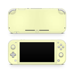 TACKY DESIGN Nintendo Switch Lite Skin Wrap | Pastel Solid Color Yellow & Orange 3M Vinyl Full Cover - Tackydesign