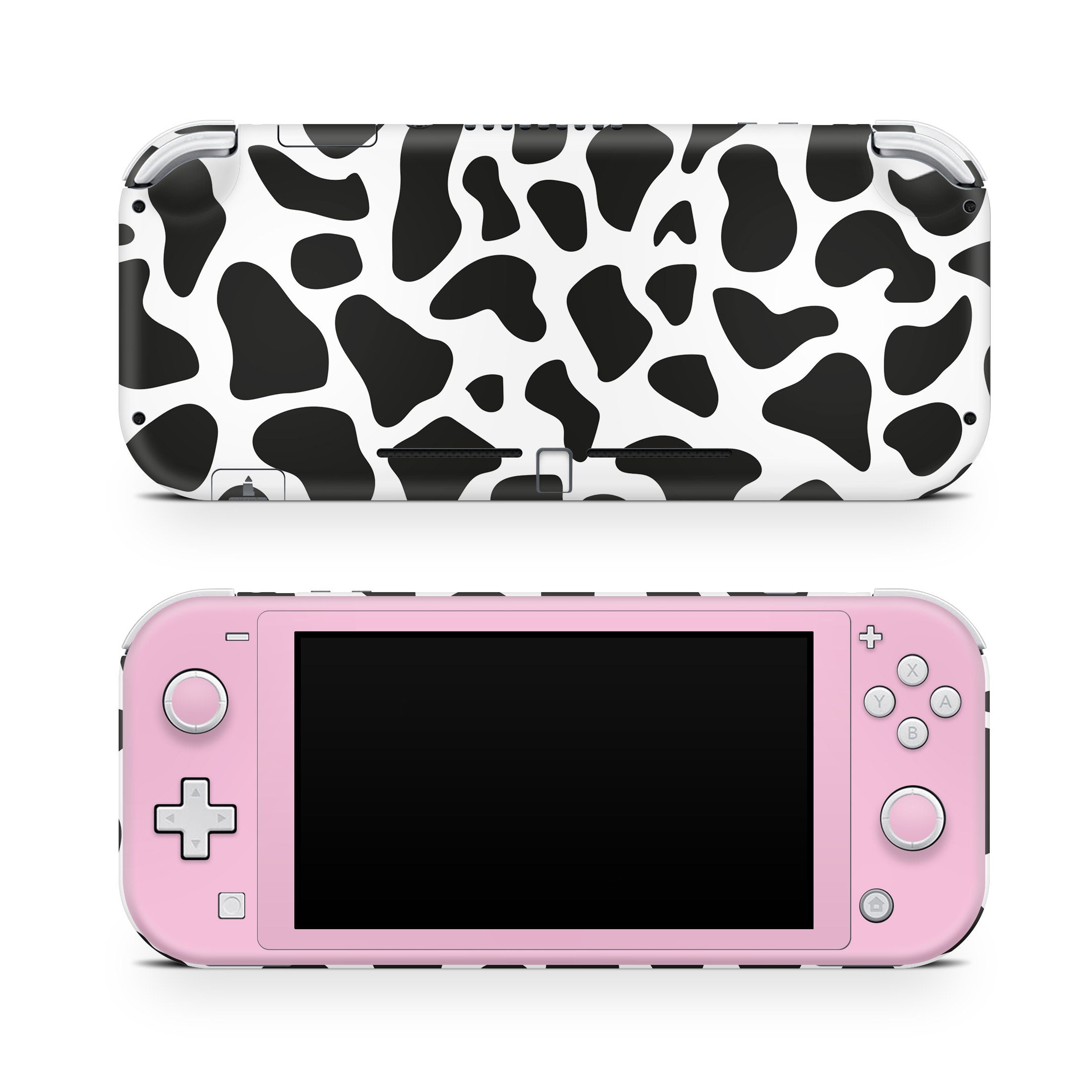 TACKY DESIGN Nintendo Switch Lite Skin Wrap | Pink Leopard & Cow Print 3M Vinyl Full Cover - Tackydesign