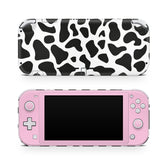 TACKY DESIGN Nintendo Switch Lite Skin Wrap | Pink Leopard & Cow Print 3M Vinyl Full Cover - Tackydesign