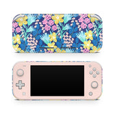 TACKY DESIGN Nintendo Switch Lite Skin Wrap | Pink Watercolor Flowers Blossom 3M Vinyl Full Cover - Tackydesign