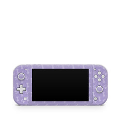 TACKY DESIGN Nintendo Switch Lite Skin Wrap | Purple Cute Puppy Dog Pet 3M Vinyl Full Cover - Tackydesign