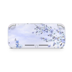 TACKY DESIGN Nintendo Switch Lite Skin Wrap | Sakura Blue Cherry Blossom 3M Vinyl Full Cover - Tackydesign