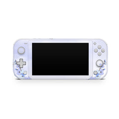 TACKY DESIGN Nintendo Switch Lite Skin Wrap | Sakura Blue Cherry Blossom 3M Vinyl Full Cover - Tackydesign