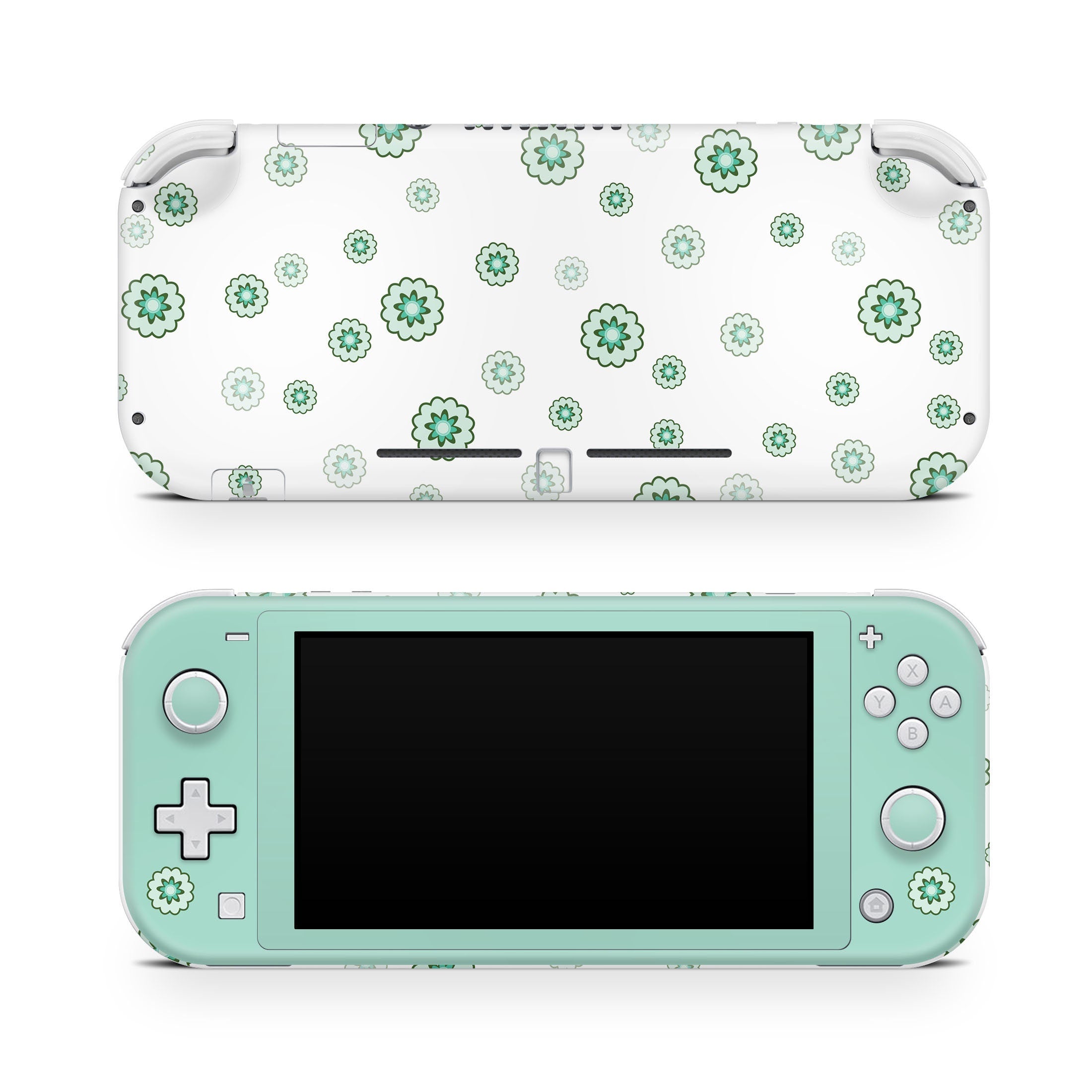 TACKY DESIGN Nintendo Switch Lite Skin Wrap | Sakura Pastel Flowers 3M Vinyl Full Cover - Tackydesign
