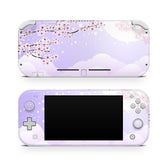 TACKY DESIGN Nintendo Switch Lite Skin Wrap | Sakura Purple Lilac Cherry Blossom 3M Vinyl Full Cover - Tackydesign
