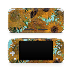 TACKY DESIGN Nintendo Switch Lite Skin Wrap | Sunflowers Van Gogh Art 3M Vinyl Full Cover - Tackydesign