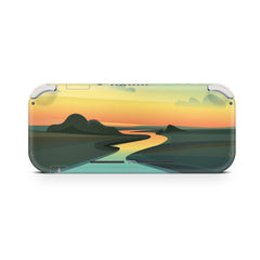 TACKY DESIGN Nintendo Switch Lite Skin Wrap | Sunset River 3M Vinyl Full Cover - Tackydesign