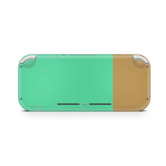TACKY DESIGN Nintendo Switch Lite Skin Wrap | The Legend Green & Brown Colorwave 3M Vinyl Full Cover - Tackydesign