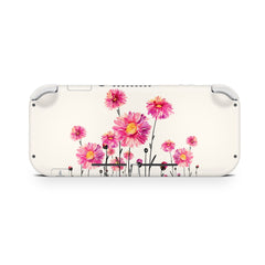TACKY DESIGN Nintendo Switch Lite Skin Wrap | Watercolor Flower Blossom 3M Vinyl Full Cover - Tackydesign