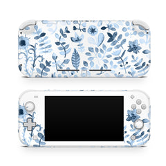 TACKY DESIGN Nintendo Switch Lite Skin Wrap | Watercolor Flowers 3M Vinyl Full Cover - Tackydesign