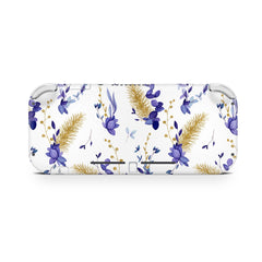 TACKY DESIGN Nintendo Switch Lite Skin Wrap | Watercolor Golden Christmas Tree Branches 3M Vinyl Full Cover - Tackydesign