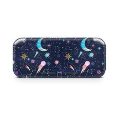 TACKY DESIGN Nintendo Switch Lite Skin Wrap | Zodiac Blue Clouds Moon 3M Vinyl Full Cover - Tackydesign