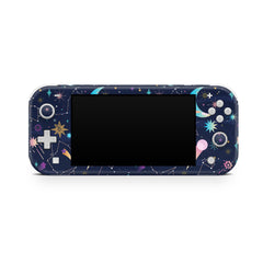 TACKY DESIGN Nintendo Switch Lite Skin Wrap | Zodiac Blue Clouds Moon 3M Vinyl Full Cover - Tackydesign