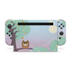 TACKY DESIGN Owl Nintendo Switch Skin Wrap | Kawaii 3M Vinyl Full Cover - Tackydesign