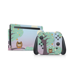 TACKY DESIGN Owl Nintendo Switch Skin Wrap | Kawaii 3M Vinyl Full Cover - Tackydesign