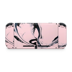 TACKY DESIGN Paint Smear Nintendo Switch Skin Wrap | Pastel 3M Vinyl Full Cover - Tackydesign