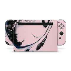 TACKY DESIGN Paint Smear Nintendo Switch Skin Wrap | Pastel 3M Vinyl Full Cover - Tackydesign