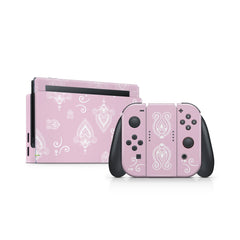 TACKY DESIGN Pastel Pink Nintendo Switch Skin Wrap | 3M Vinyl Full Cover - Tackydesign