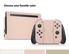 TACKY DESIGN Pastel Solid Color Nintendo Switch Skin Wrap | 3M Vinyl Full Cover - Tackydesign