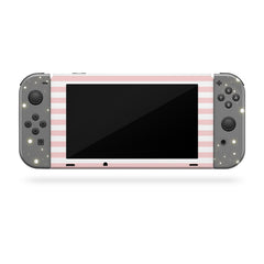 TACKY DESIGN Pink Cat Nintendo Switch Skin Wrap | Kawaii 3M Vinyl Full Cover - Tackydesign