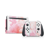 TACKY DESIGN Pink Ink Jet Nintendo Switch Skin Wrap | Kawaii 3M Vinyl Full Cover - Tackydesign