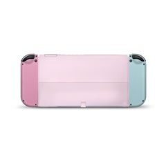 TACKY DESIGN Pink Nintendo Switch OLED Skin Wrap | Pastel Colorwave Color Blocking 3M Vinyl Full Cover - Tackydesign