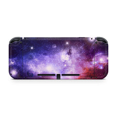 TACKY DESIGN Purple Galaxy Nintendo Switch Skin Wrap | Planets 3M Vinyl Full Cover - Tackydesign