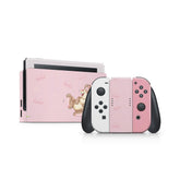 TACKY DESIGN Rabbit Nintendo Switch Skin Wrap | Kawaii Pink Anime 3M Vinyl Cover - Tackydesign