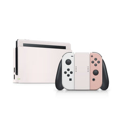 TACKY DESIGN Retro Color Blocking Nintendo Switch Skin Wrap | Beige Colorwave 3M Vinyl Full Cover - Tackydesign