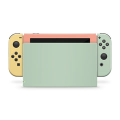 TACKY DESIGN Retro Colorwave Nintendo Switch Skin Wrap | Color Blocking 3M Vinyl Full Cover - Tackydesign