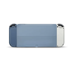 TACKY DESIGN Retro Nintendo Switch OLED Skin Wrap | Pastel Blue Colorwave Color Blocking 3M Vinyl Full Cover - Tackydesign