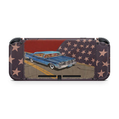 TACKY DESIGN Retro USA Flag Nintendo Switch Skin Wrap | Car 3M Vinyl Full Cover - Tackydesign