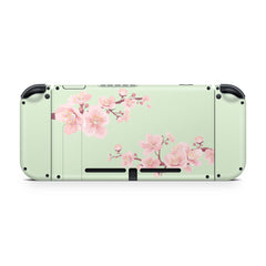 TACKY DESIGN Sakura Flowers Nintendo Switch Skin Wrap | Cherries 3M Vinyl Cover - Tackydesign