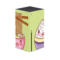 Xbox series x skin Pasta, Spaghetti Series s skin Vinyl 3m stickers Full wrap cover - Tackydesign