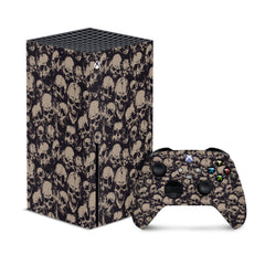 Xbox series x skin Skulls, Series s skin Vinyl 3m stickers Full wrap cover - Tackydesign