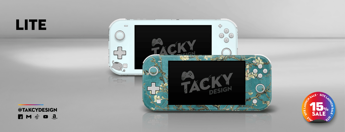 Nintendo Switch Lite Skin – Compact Protection and Style - Tackydesign