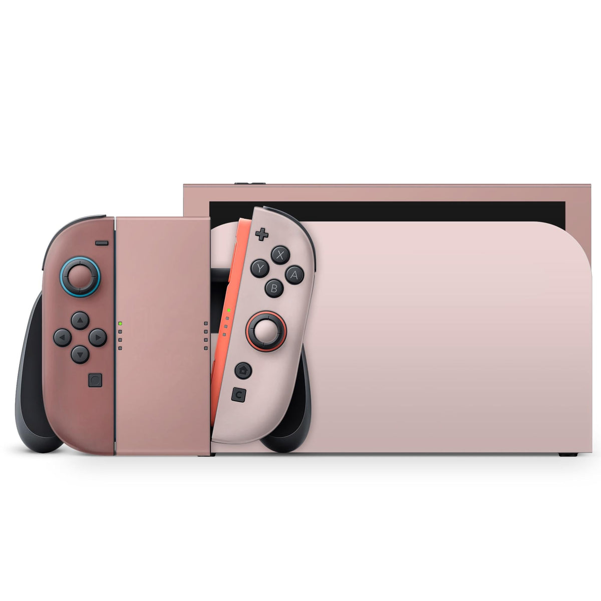 Brown Retro Color Blocking Nintendo Switch 2 Skin Wrap 3M Vinyl Full Cover - Tackydesign