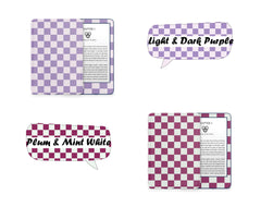 Chessboard Kindle Skin Decal, Color Blocking Kindle Paperwhite Skin, Kindle Oasis Skin, Kindle Sticker, Premium 3M Vinyl Wrap - Tackydesign