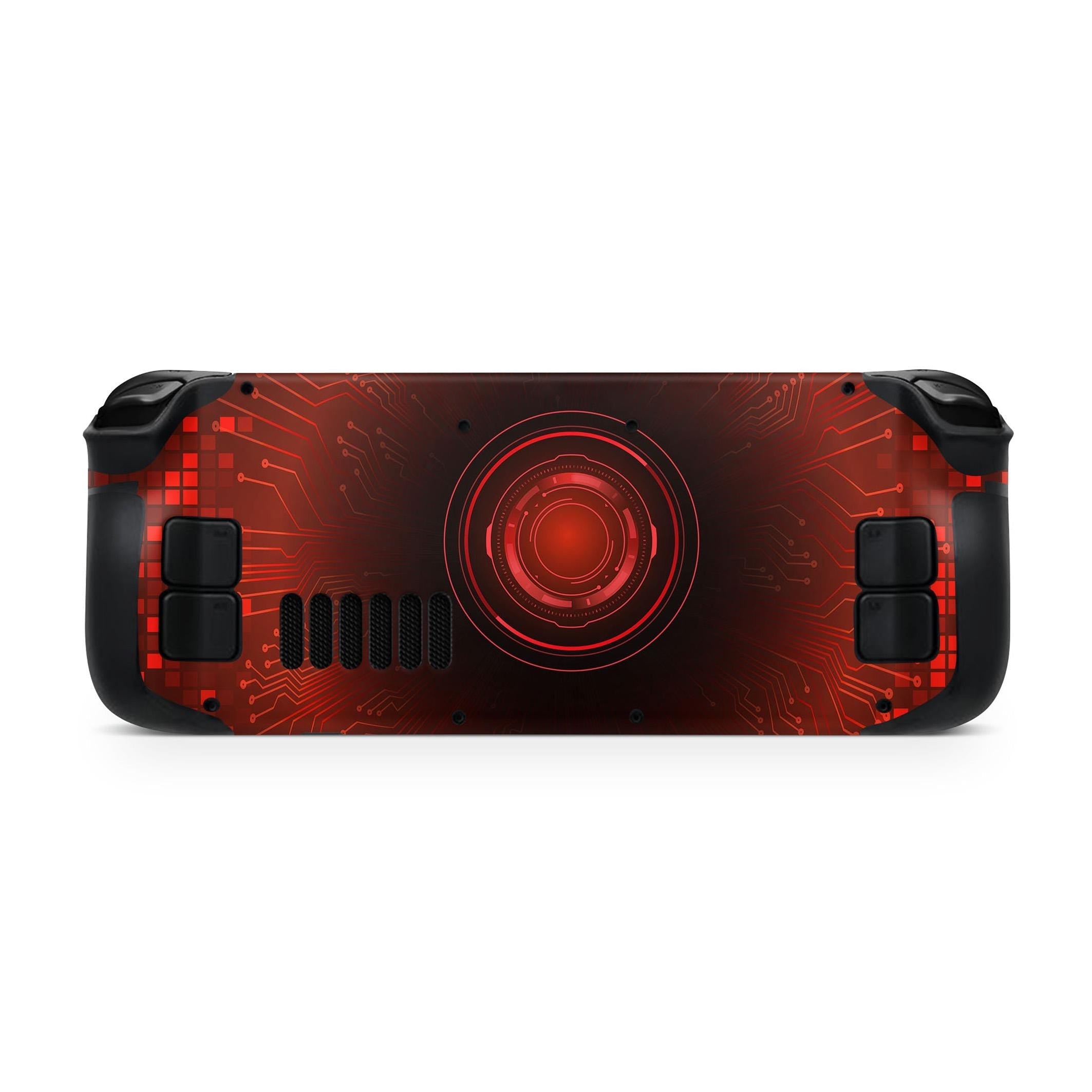 Future Eye Steam Deck Skin Steam Deck OLED Skin & LCD, Kawaii Red, Full Wrap 3M Vinyl Cover - Tackydesign