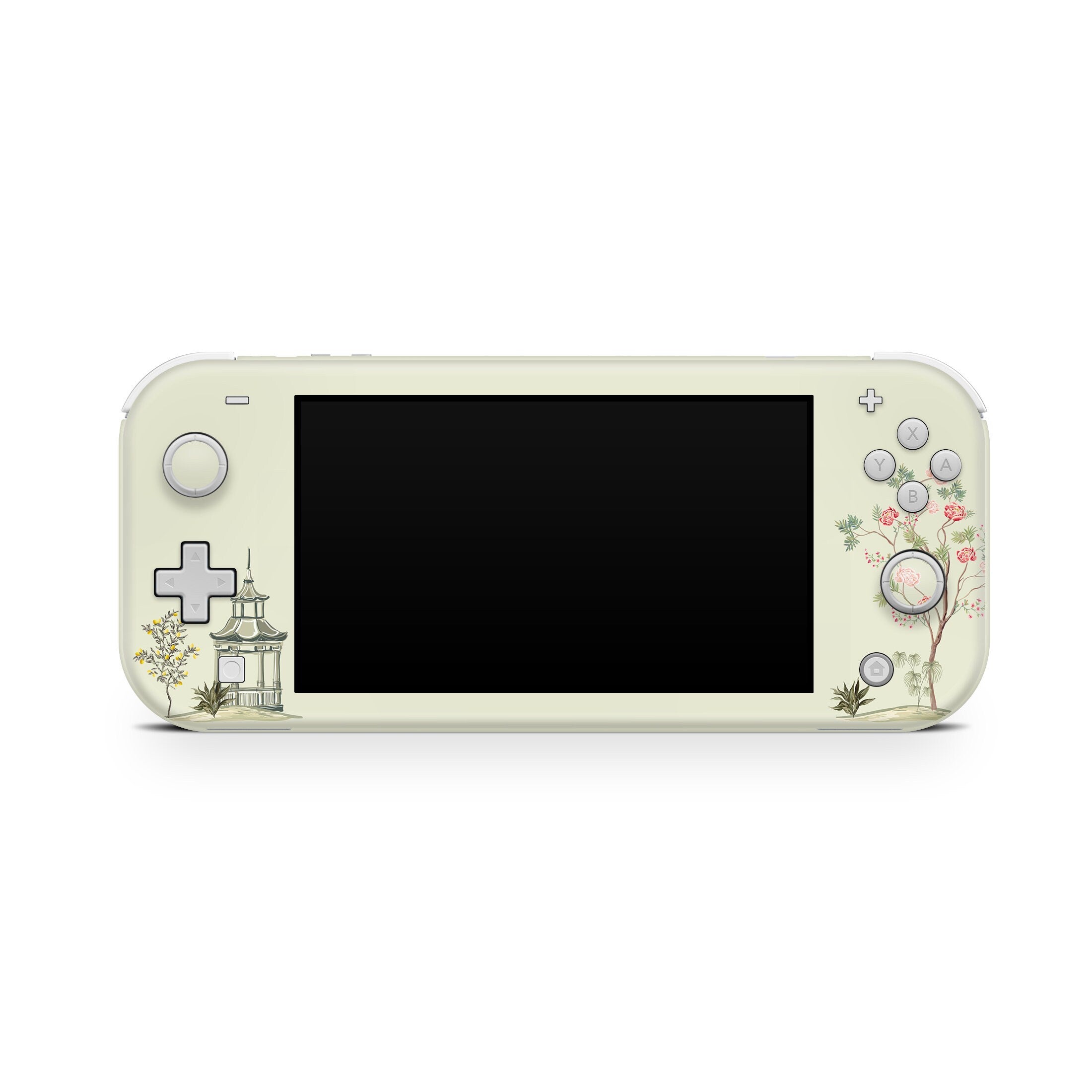 Nintendo switch Lite skin sakura, Green japanese Flowers sakura switches lite skin Full cover 3m