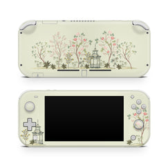 Nintendo switch Lite skin sakura, Green japanese Flowers sakura switches lite skin Full cover 3m