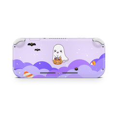 Anime Cartoon Nintendo switch Lite skin Halloween, Purple Ghost switch lite skin color Full cover 3m