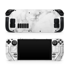 Marble Steam Deck skin, Gray Color Moon Steam Deck Kawaii Decal Full Wrap cover Vinyl 3m Sticker