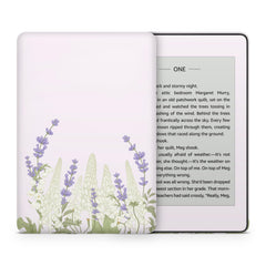 Cherry Blossom Kindle Skin Decal, Lavender Floral Kindle Paperwhite Skin, Kindle Oasis Skin, Kindle Sticker, Premium 3M Vinyl Wrap Cover